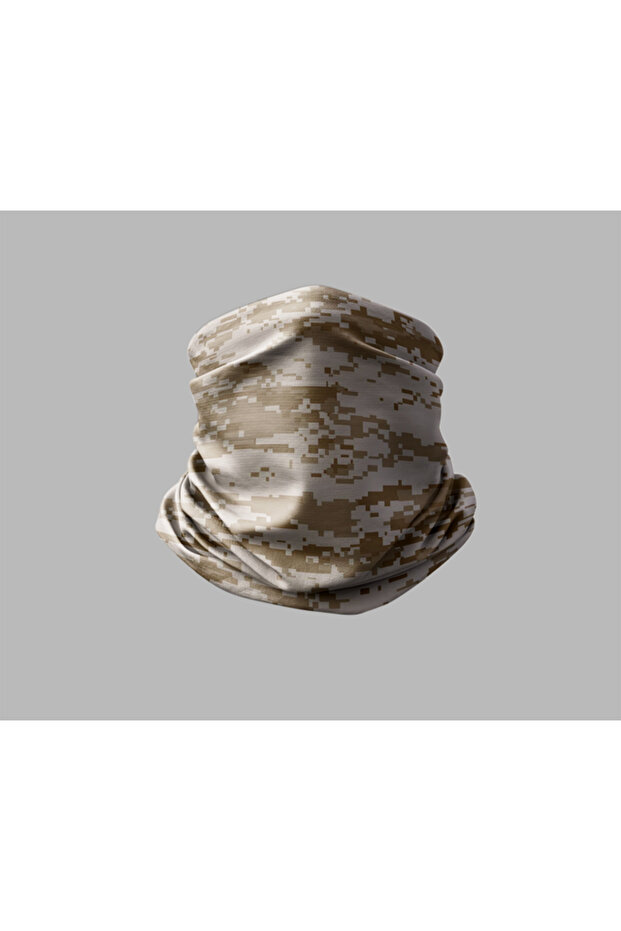 Camouflage Design Biker Buff Mask Outdoor Neck Gaiter Unisex Bandana
