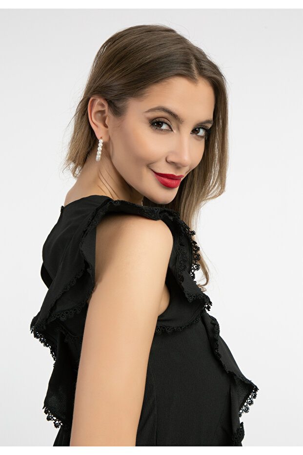 Mini šaty mit ruschen - 5