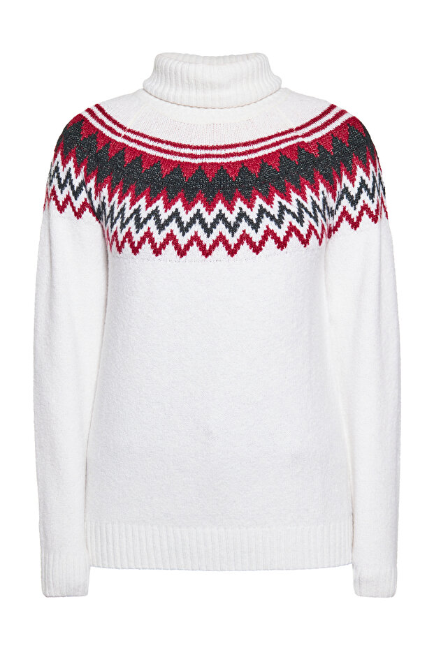 Knitted pullover - 1