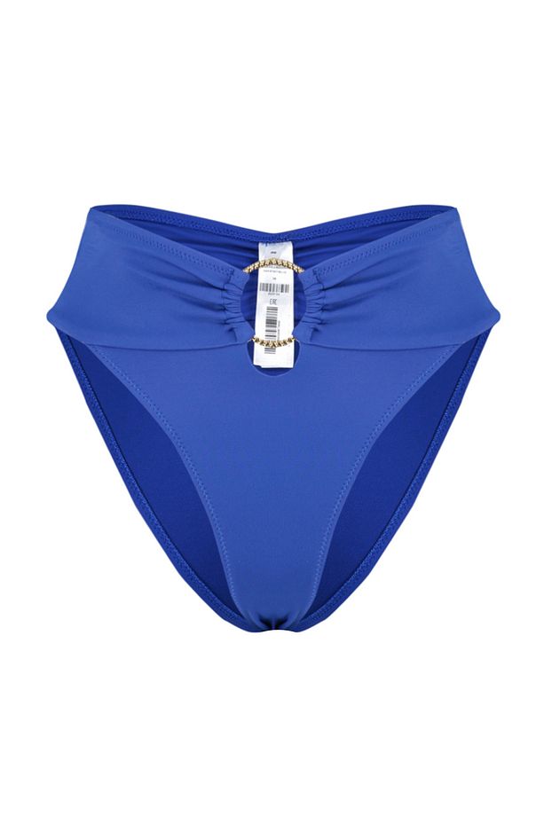 Saks Aksesuarlı Yüksek Bel High Leg Regular Bikini Altı TBESS22BA00001 - 7