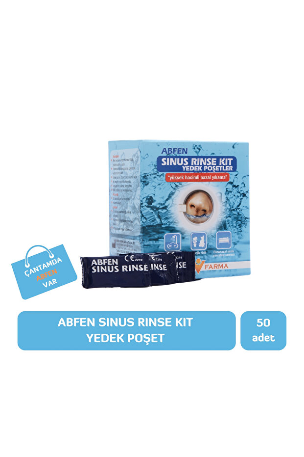 Abfen Farma Sinus Rinse Kit Yedek Poşetleri