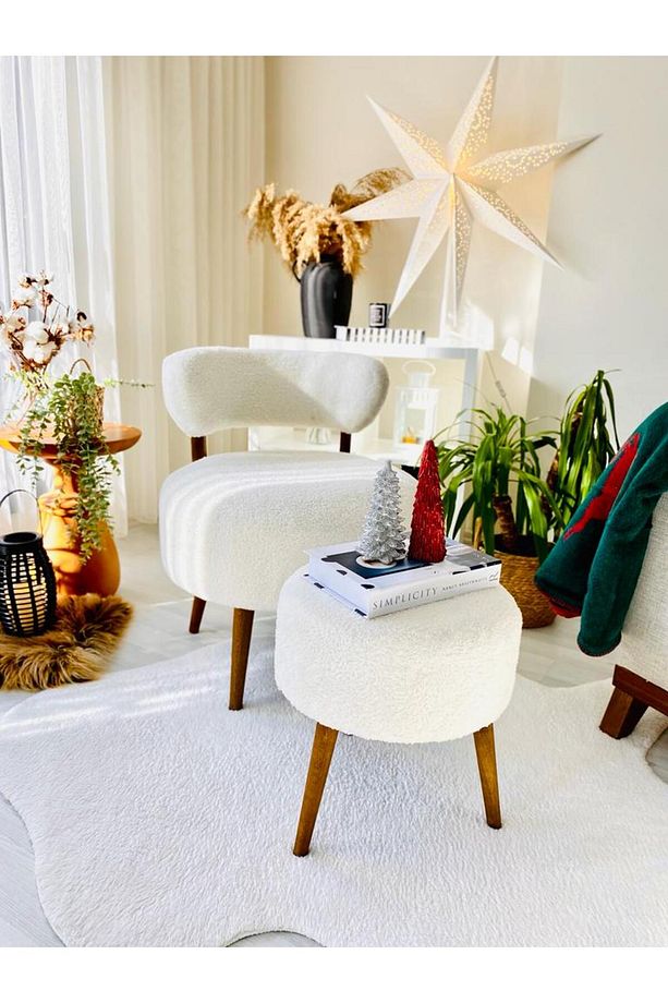 Çay Seti Tekli Koltuk Berjer Ve Puf Takımı (salon, Balkon, Ofis) BERJER + PUF - 1