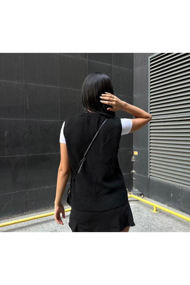 BİSİKLET YAKA ÖRME SÜVETER - 3