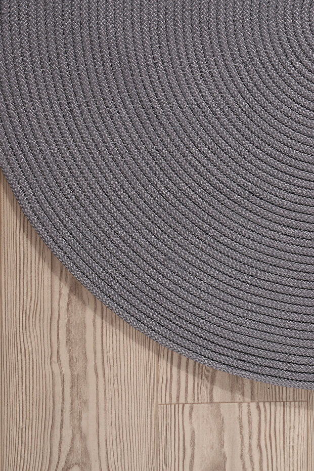 Jüt Hasır Oval Halı - 5