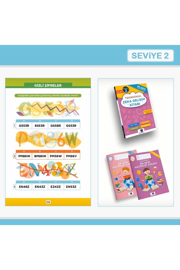 8 Yaş Zeka Ve Dikkat Güçlendirme Seti 9 Lu Set (S1,S2,S3) - 6
