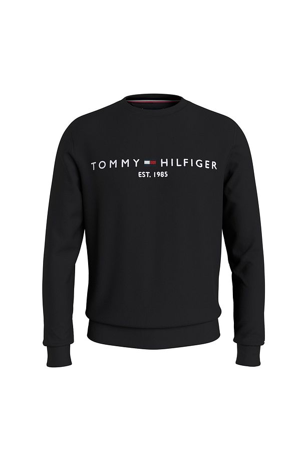 Bisiklet Yaka Siyah Erkek Sweatshırt Mw0mw11596bds - 1