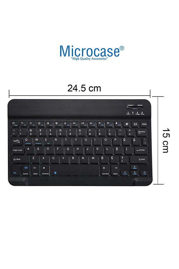 Lenovo Tab P12 Tb370fu 12.7'' Tablet Çanta Bluetooth Klavye Mouse Tablet Standı - Al4234 - 3
