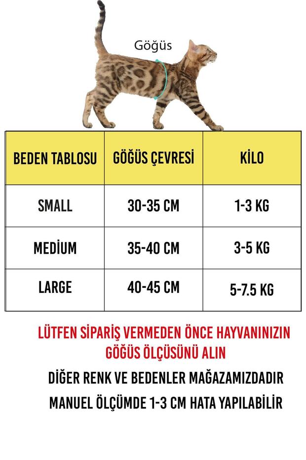 Kedi Gezdirme Tasması - Kedi Tasması Göğüs Tasma Seti Yumuşak Süet Pembe Renk - 3
