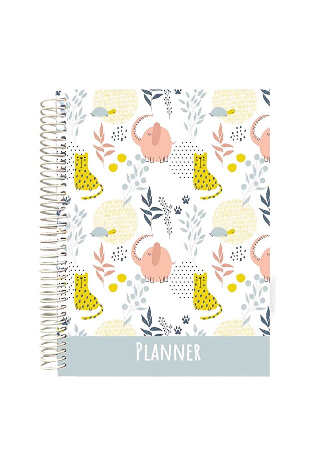 Hard Cover Spiral Undated Talking Agenda 17X24 cm Design-7