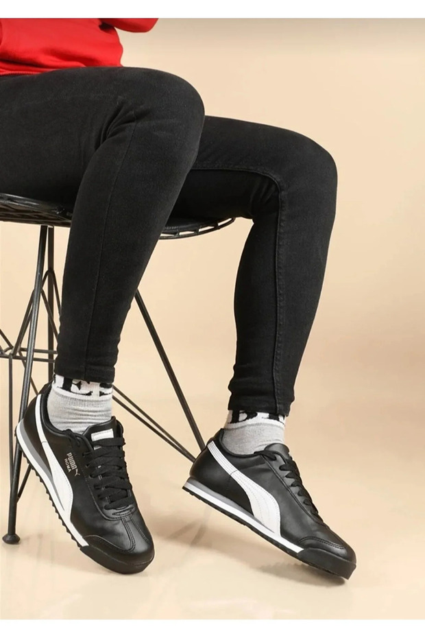 Roma Basic Günlük Ayakkabı Siyah Sneaker - 1
