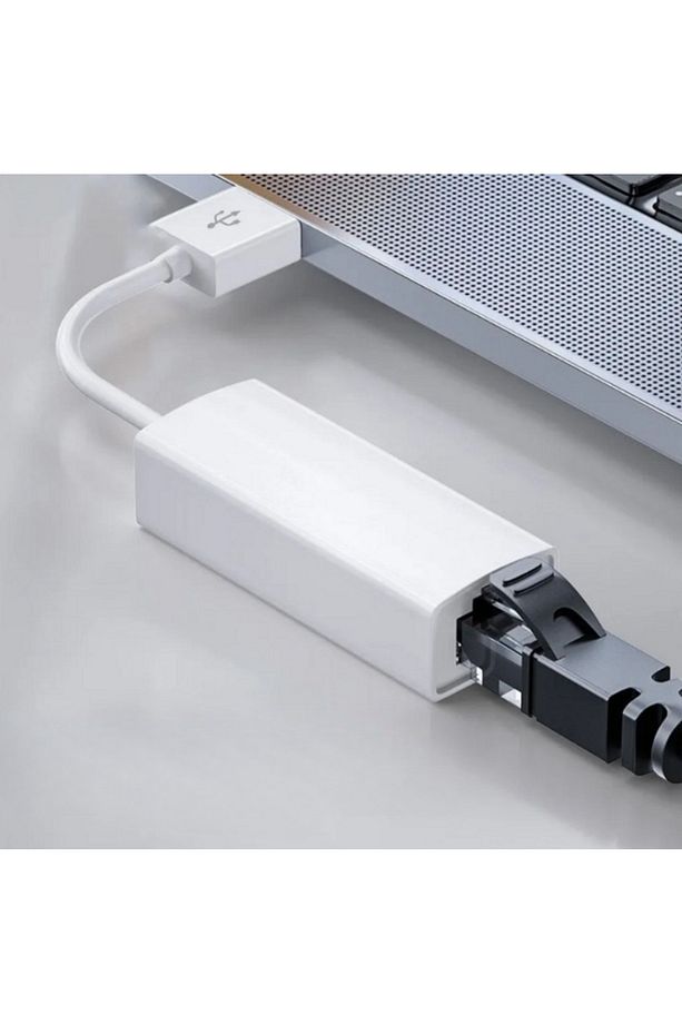 USB 2.0 to RJ-45 Ethernet Çevirici Adaptörü Android Tablet Uyumlu Hızlı İnternet Bağlantı Portu - 3