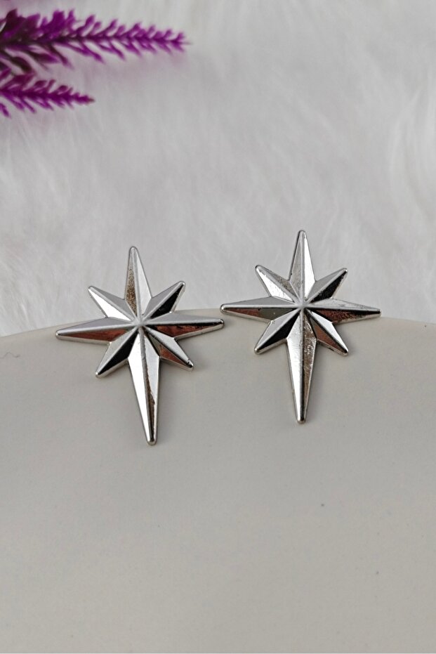 Polar Star Gold Earrings