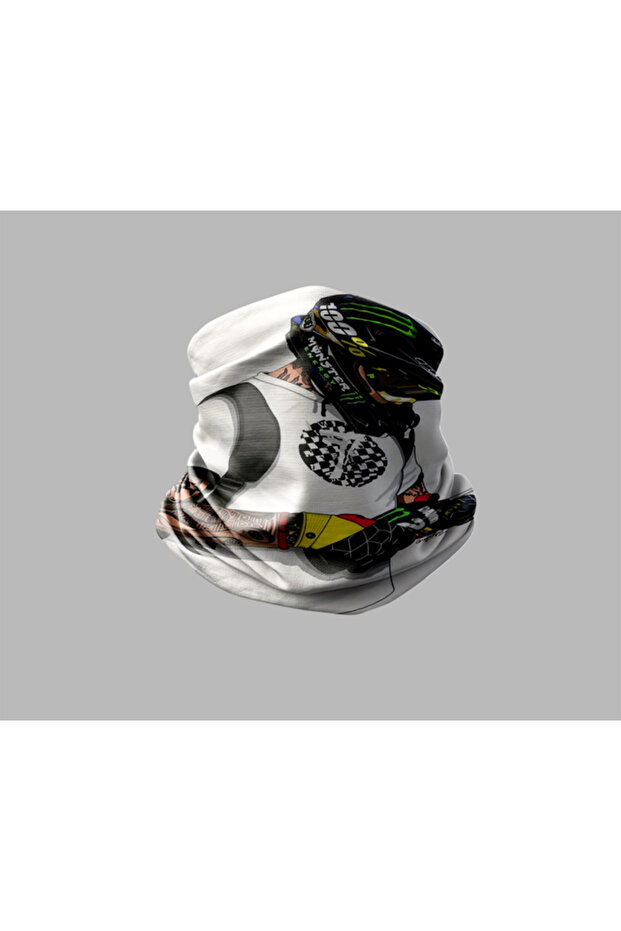 Motorcycle Designed Biker Buff Mask Outdoor Neck Collar Unisex Bandana