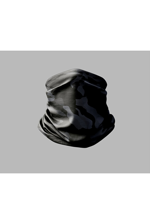 Camouflage Design Biker Buff Mask Outdoor Neck Gaiter Unisex Bandana