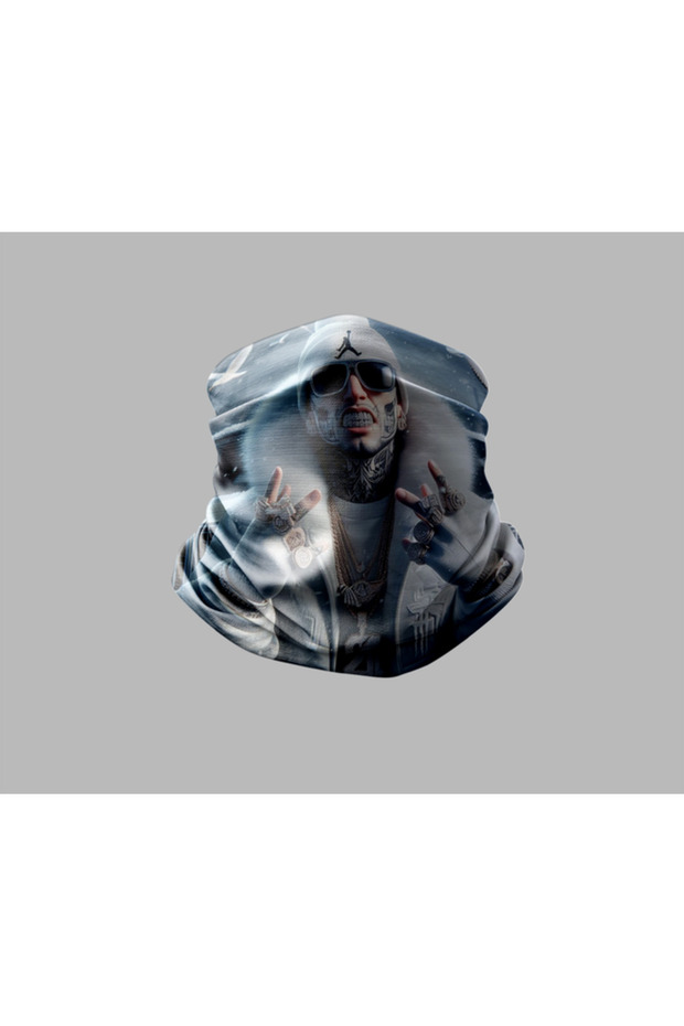 5D Character Design Biker Buff Mask Outdoor Neck Gaiter Unisex Bandana