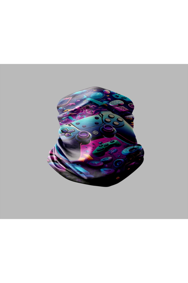 Gamer Designed Biker Buff Mask Outdoor Neck Gaiter Unisex Bandana
