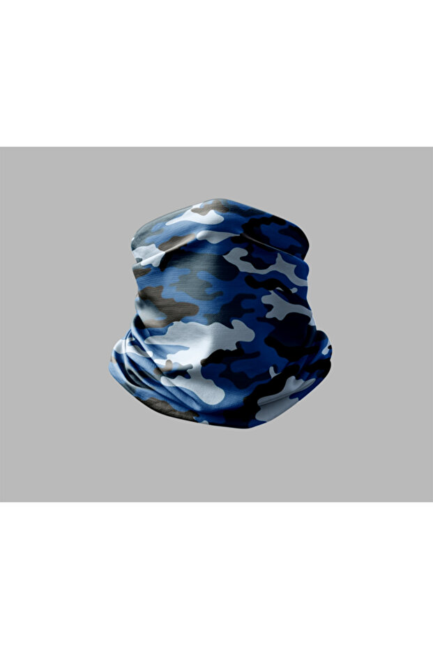 Camouflage Design Biker Buff Mask Outdoor Neck Gaiter Unisex Bandana