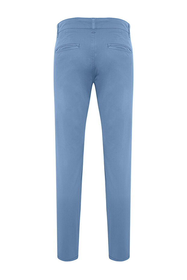 Açık Mavi Slim Fit Chino Pantolon TMNAW24PL00000 - 8
