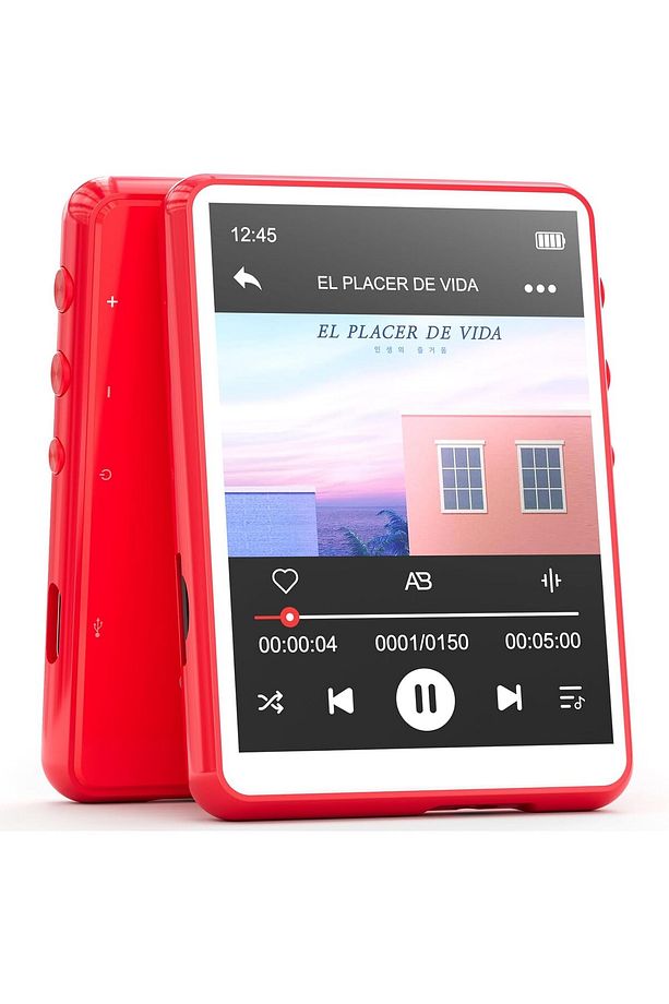 Bluetooth 5.3 ile 64GB Taşınabilir MP3 Çalar 2,4" Dokunmatik Ekran, Koşu için İdeal - 1