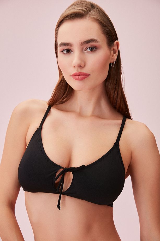 Bağcıklı Bralet Bikini Üst - 1