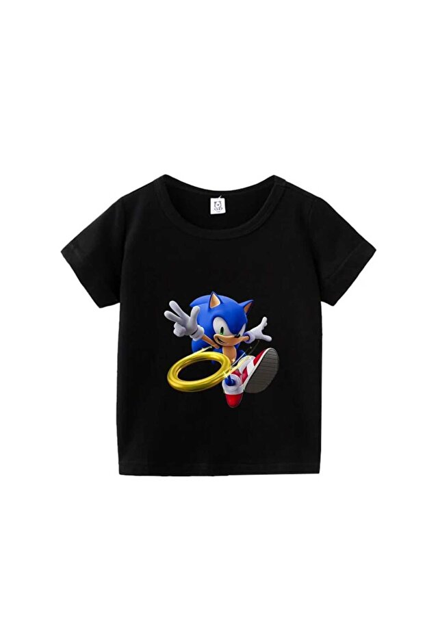 Style-X SONIC PRINTED BICYCLE NECK CHILDREN'S T-SHIRT