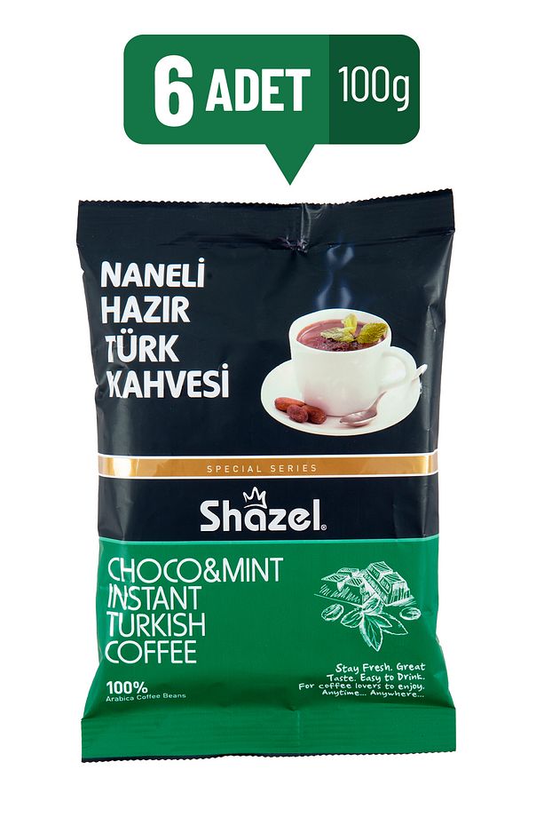 Naneli Hazır Türk Kahvesi 100g X 6 Adet (AROMALI) - 2