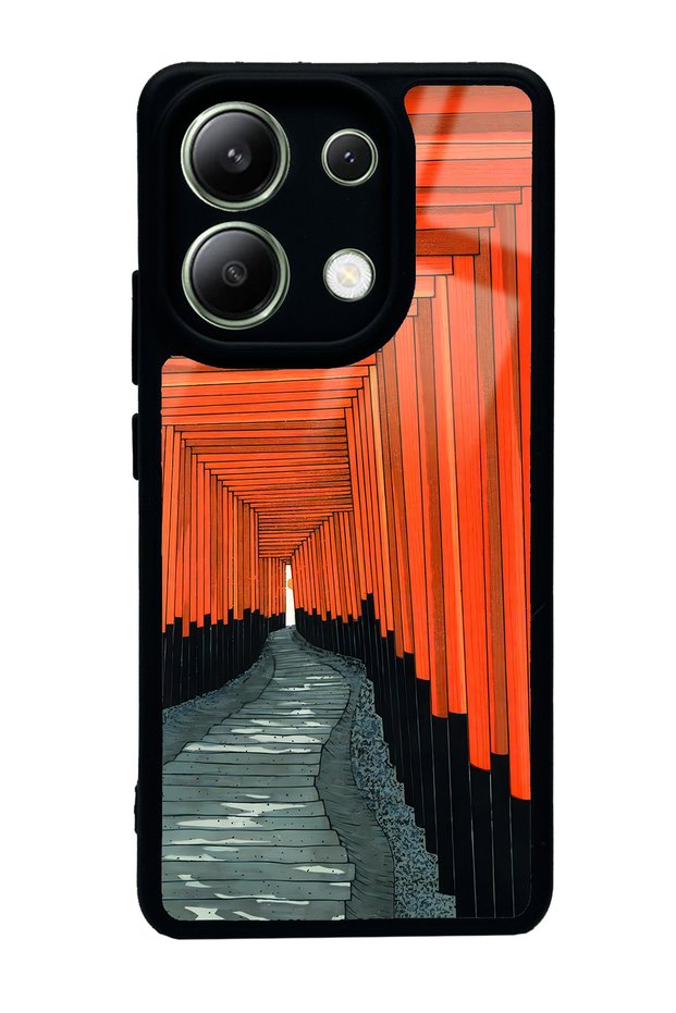 Xiaomi Redmi Note 13 4g Glossy Phone Case with Pastel Windows Design