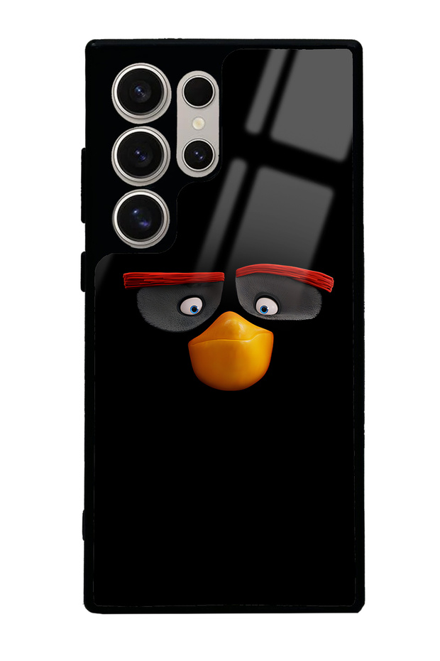 Samsung S24 Ultra Black Design Glossy Phone Case