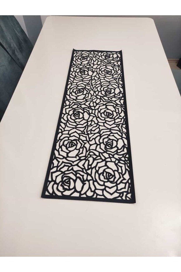 Özel Üretim Deri Runner Sofra Sunum - 1