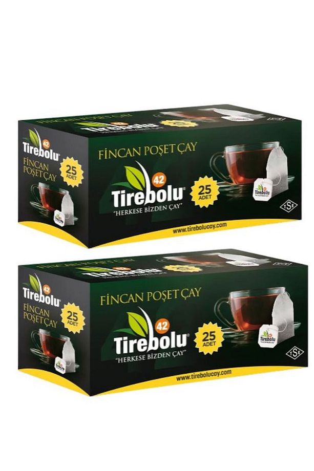 TİREBOLU 42 BARDAK POŞET ÇAY 25'Lİ 50 GR* 2 ADET - 1