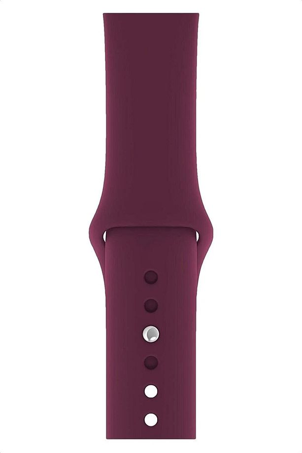Apple Watch 4 5 6 7 8 9 10 Se 38 40 41mm Kordon Kayış 3 Adet Set Bileklik Klasik Kaliteli Silikon - 6