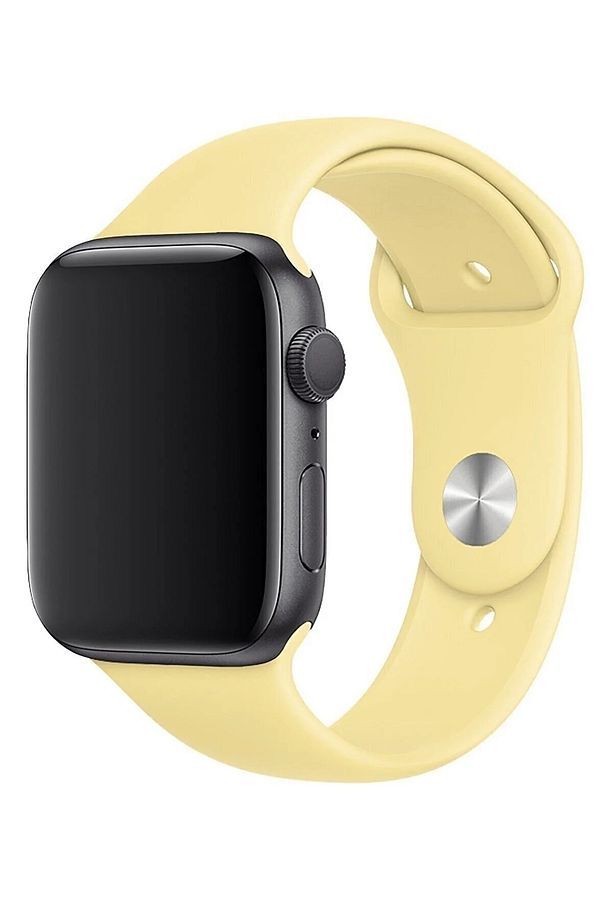 Apple Watch 4 5 6 7 8 9 10 Se 38 40 41mm Kordon Kayış 3 Adet Set Bileklik Klasik Kaliteli Silikon - 3