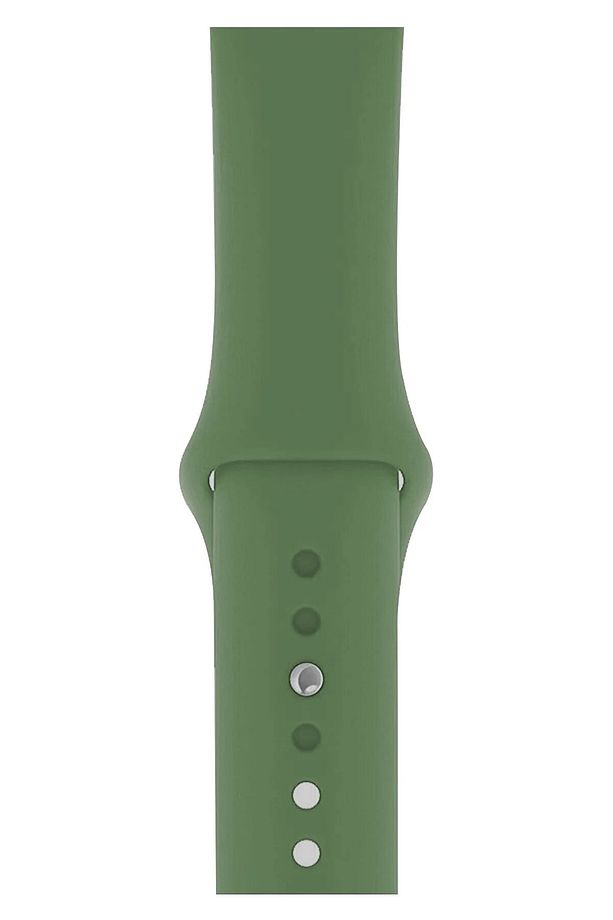 Apple Watch 4 5 6 7 8 9 10 Se 38 40 41mm Kordon Kayış 3 Adet Set Bileklik Klasik Kaliteli Silikon - 7