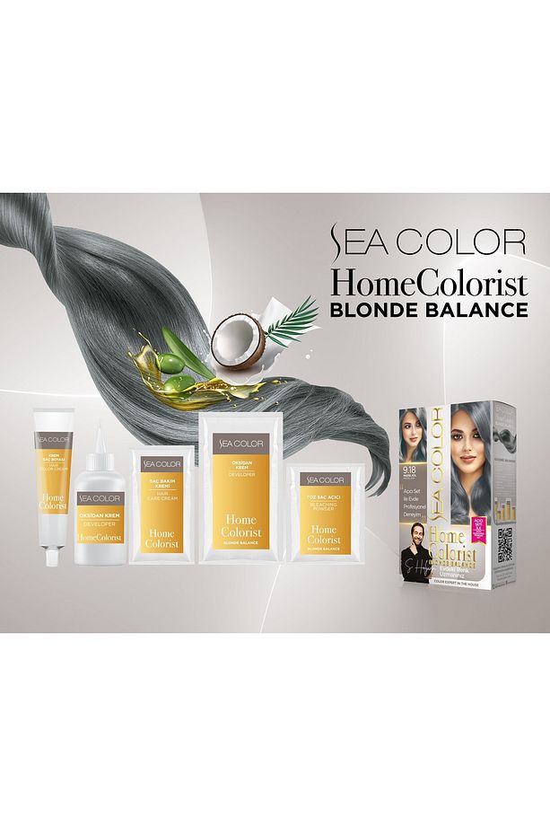 HOME COLORIST (EVDEKİ PROFESYONEL RENK UZMANINIZ) 2x50 ml + 30 ml Asistan tüp Saç Boyası - 3