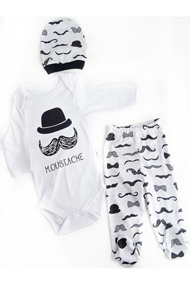 MİNİBİRD BABY 3-Piece Baby Bodysuit Set