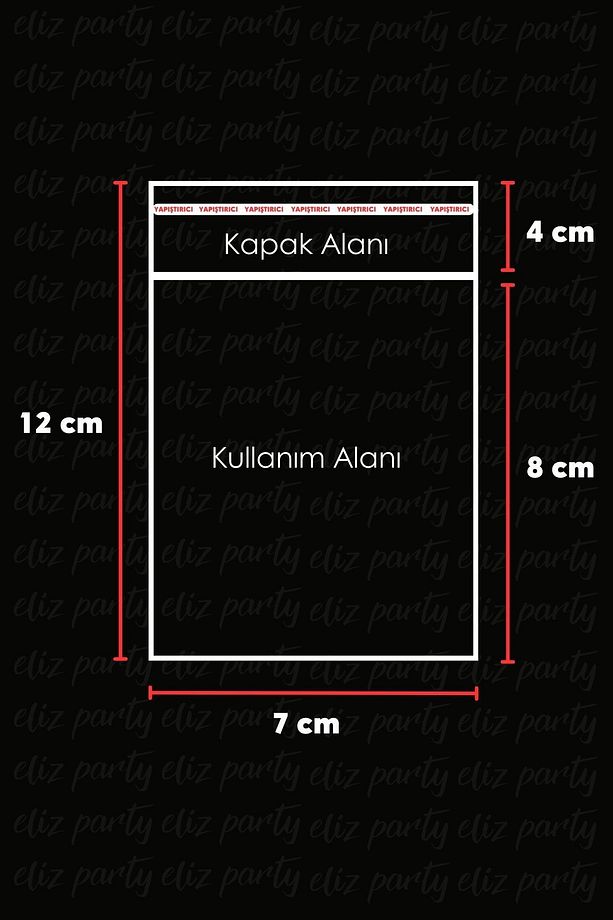 7x12cm Şeffaf Bantlı Yapışkanlı Opp Parlak Jelatin Poşet Bijuteri Aksesuar Paketleme Poşeti 100 Ad - 3