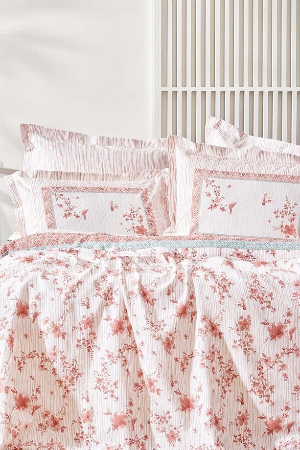 Minella Tek Kişilik Pike Takımı - Blush - 2