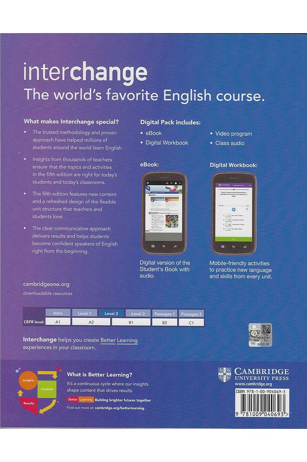 Interchange Level 2 Student's Book with Digital Pack   Orjinal,kodludur  (workbook yoktur ) - 3