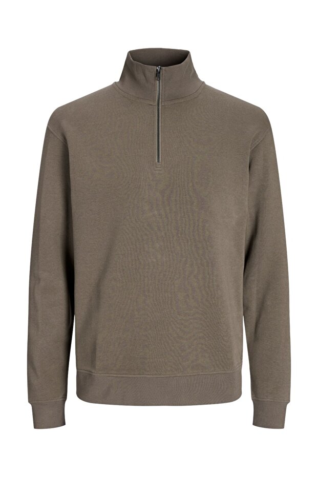 JJEBRADLEY SWEAT HALF ZIP - 1