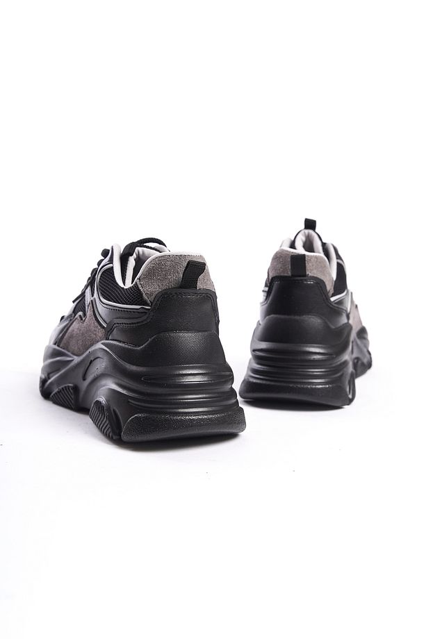 Running Kadın Sneaker Yüksek Taban Bağcıklı Spor Günlük Ayakakbı - 6