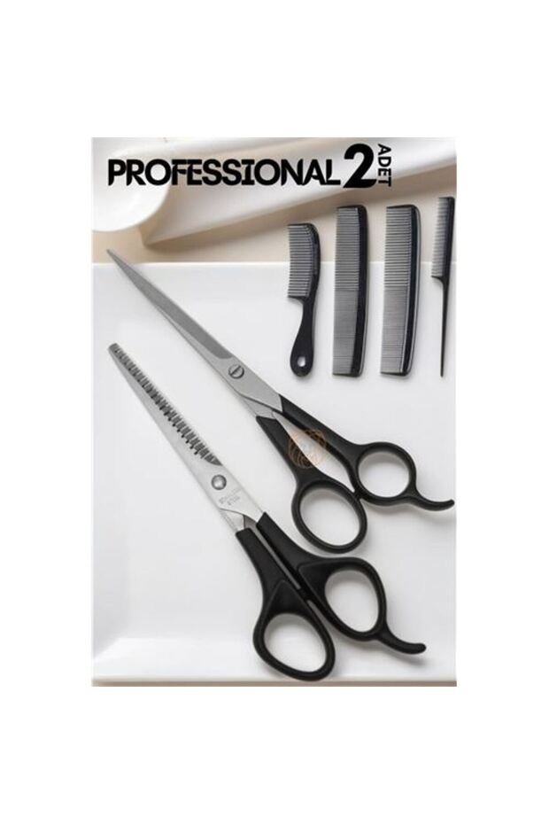 Barber Scissors Intermediate Scissors Set Professional 6.5 inch Steel719773