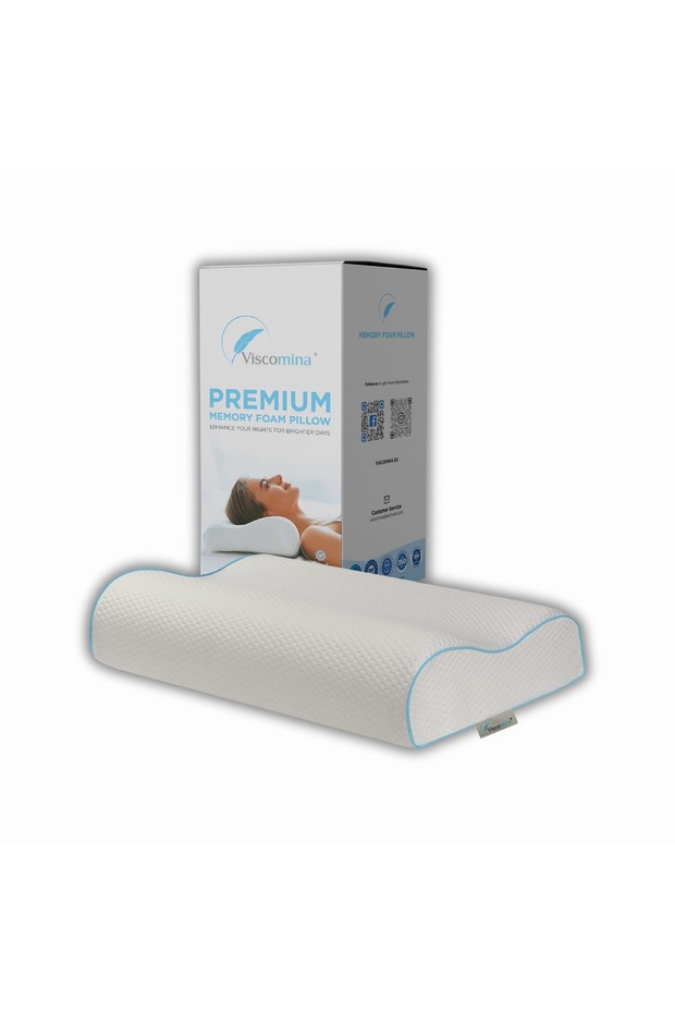 Large Size Orthopedic Visco Pillow Neck Hernia Pillow Visco Pillow For Neck Flattening XXL BOY