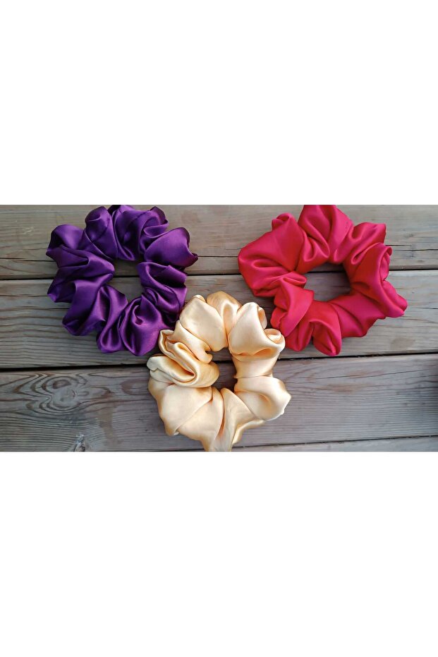 satin ring 3-piece set buckle