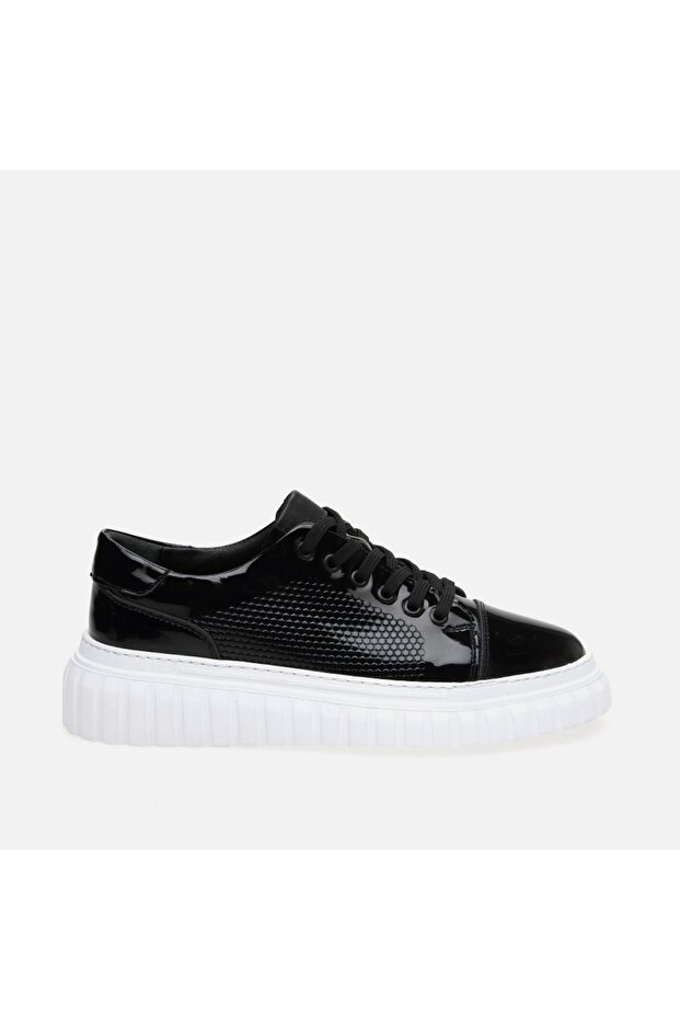 Black Genuine Leather Men's Casual Shoes