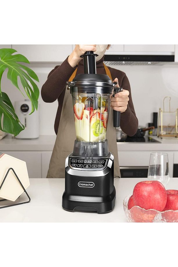 Enerji Tasarruflu Yüksek Performanslı Blender ve Smoothie Makinesi 2000W, LED Zaman Göstergeli - 6