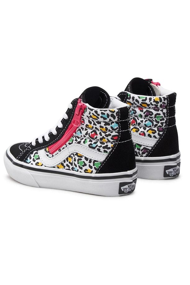 SK8-Hi Reissue Side Zip Siyah Çocuk Spor Ayakkabı - 3