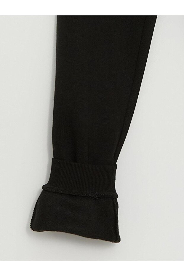 LCW Kids Beli Lastikli Basic Kız Çocuk Jogger Eşofman Altı - 4