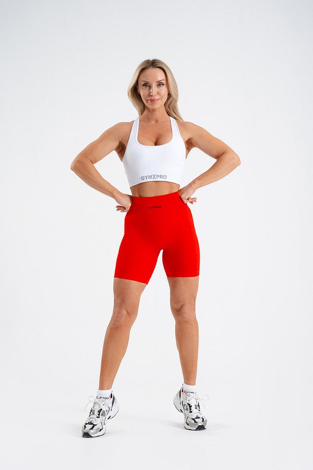 Push-up Detaylı Süper Esnek Düz Şort - 3