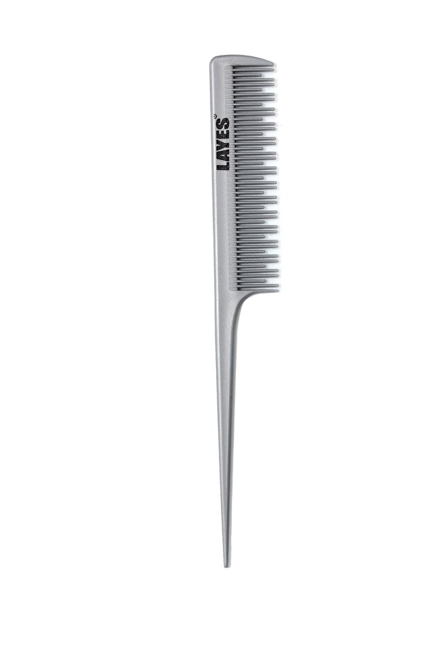 Crepe Comb Hair Separation Comb Toothed Skewer Comb Gray