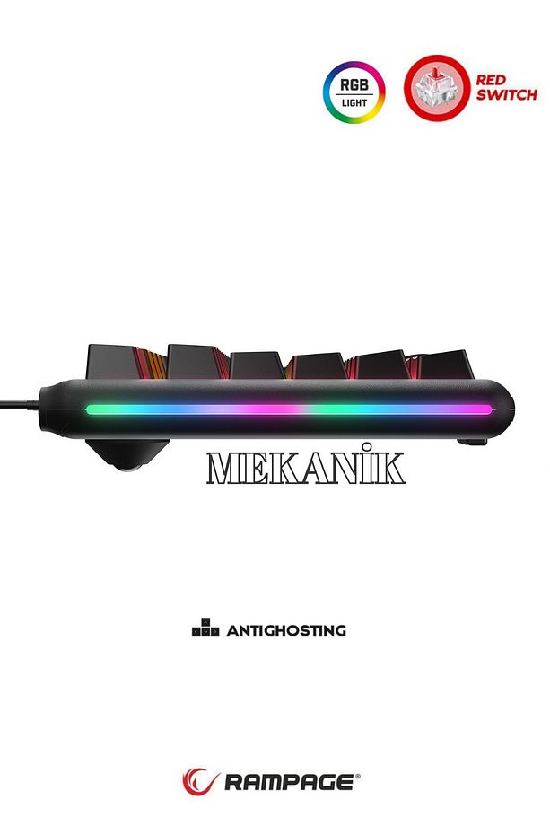 Claw Red Switch Rainbow TKL Mekanik Gaming Oyuncu Klavye ( Anti Ghosting ) - 4